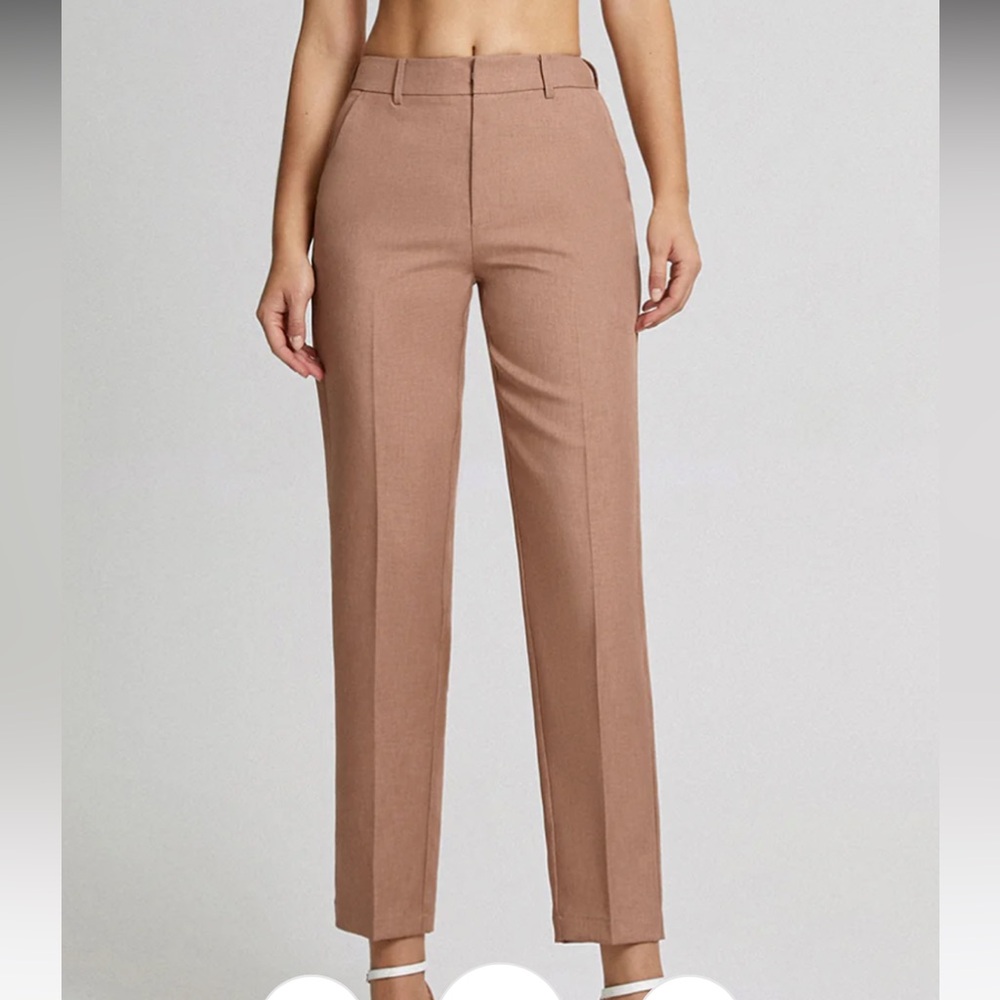 High Waist Cropped Skinny Tousers